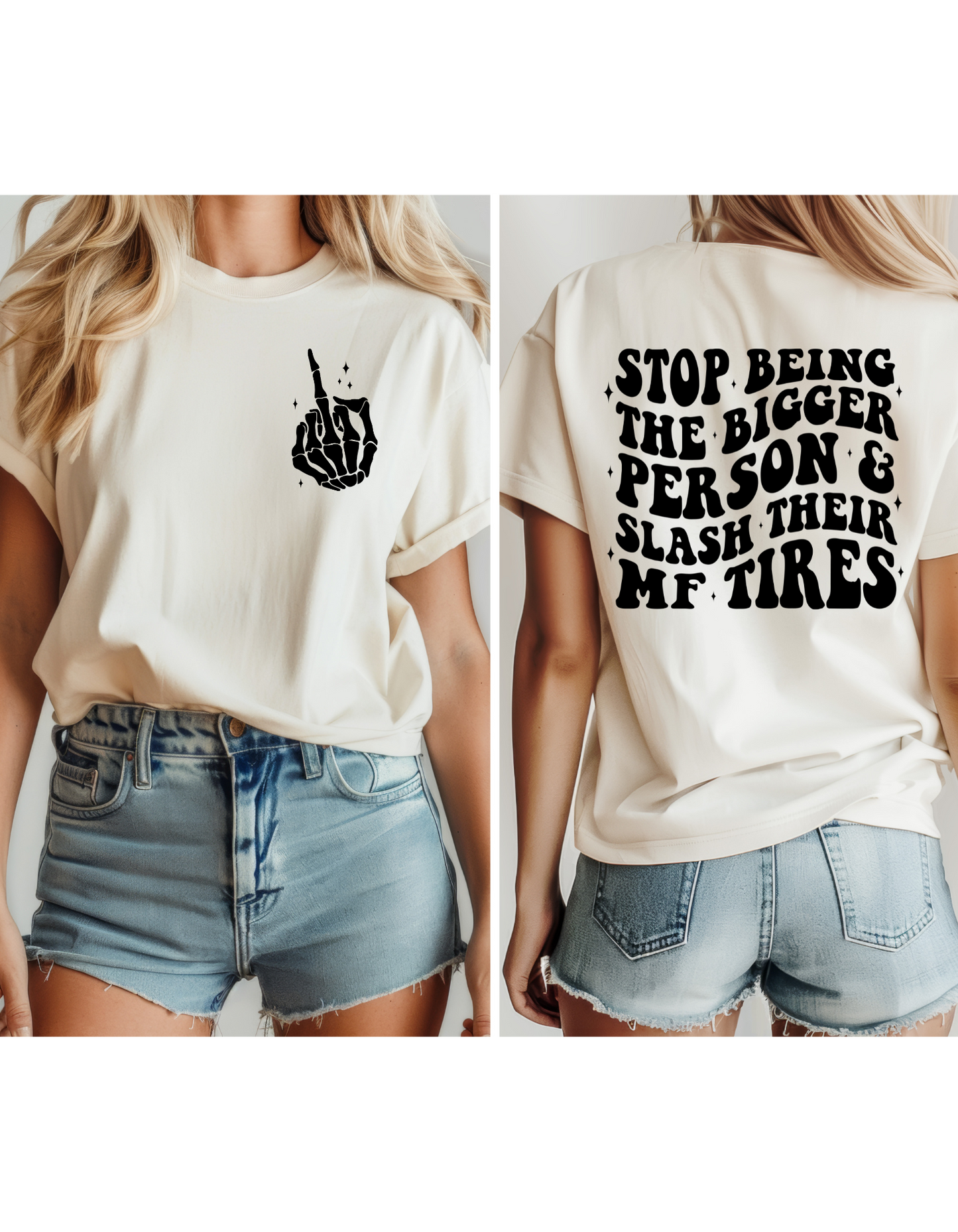 Stop being the bigger person & slash their MF tires