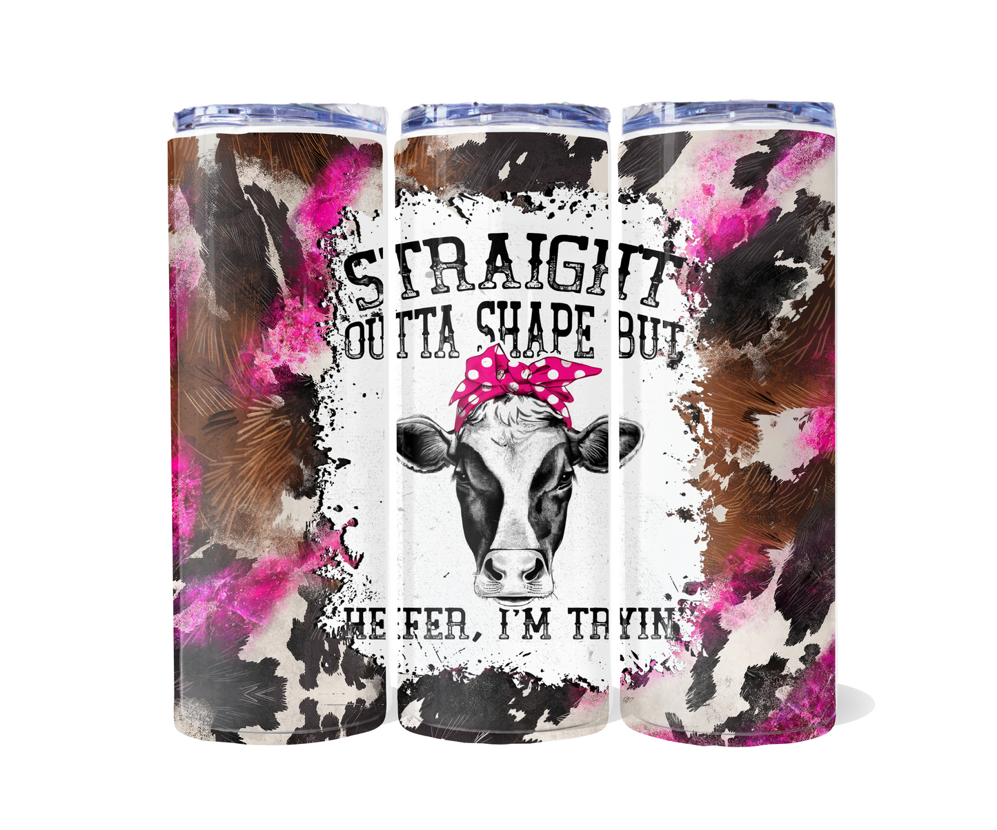 Straight outta shape but Heifer i'm trying