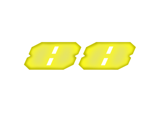 Custom number stickers